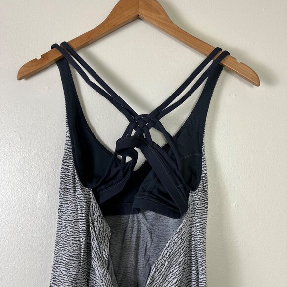 Lululemon Athletic Knot Your Typical Tank Top Pebbel Jacquard Women’s Sz 6 - Picture 5 of 7